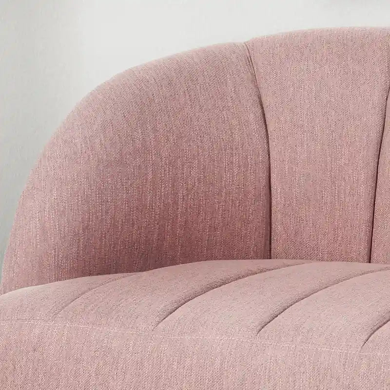 Causeuse en tissu moderne avec pieds épingle