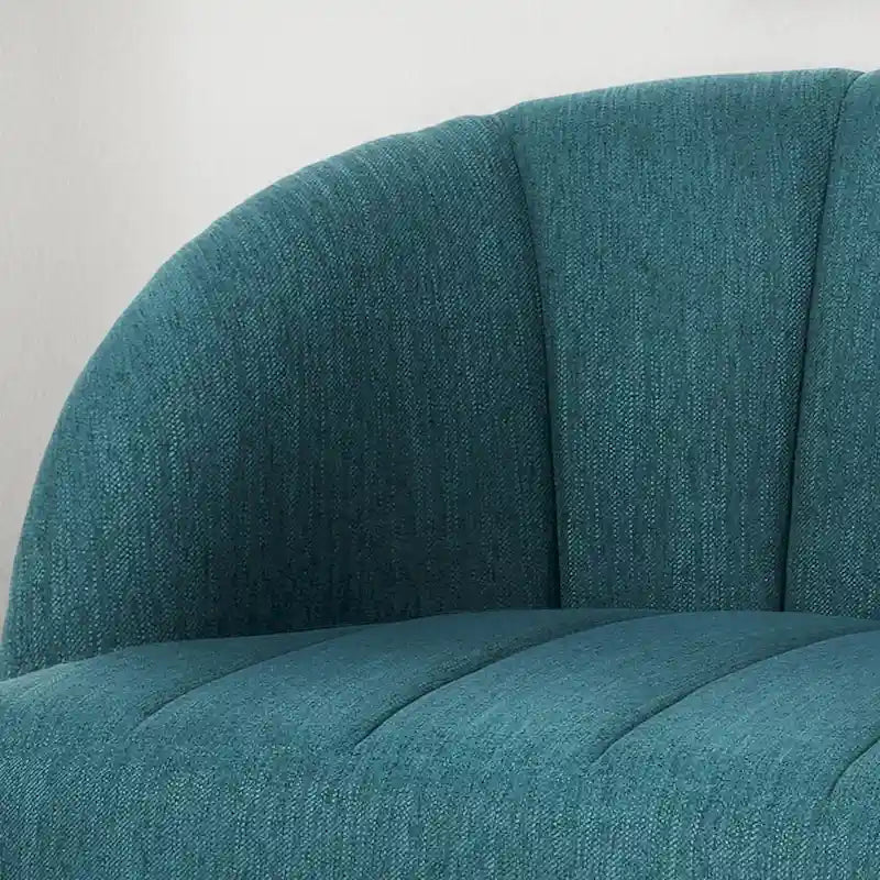 Causeuse en tissu moderne avec pieds épingle