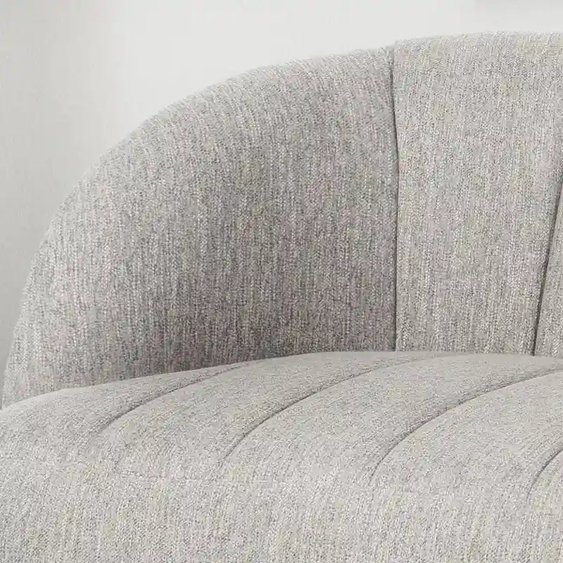 Causeuse en tissu moderne avec pieds épingle