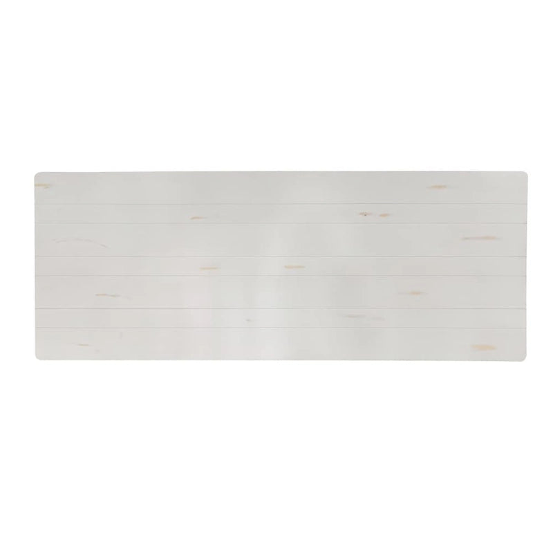 Table à manger pliante rectangulaire en pin massif antique et rustique, 9' x 40
