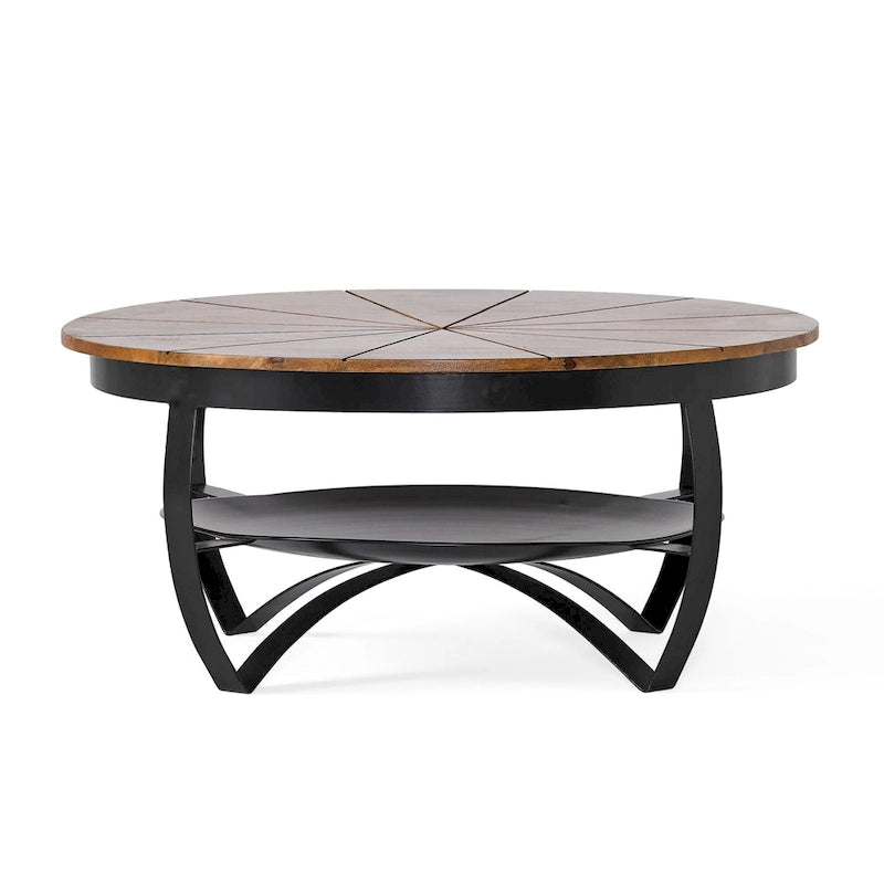 Table basse bohème en manguier
