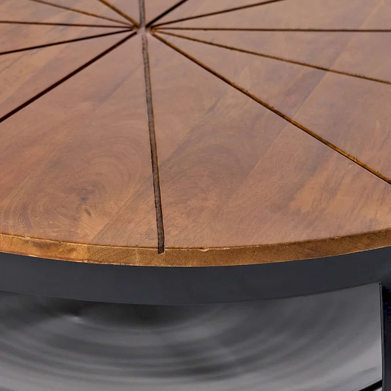 Table basse bohème en manguier