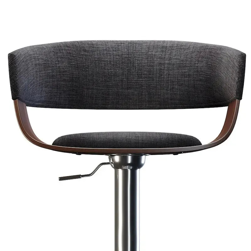 Tabouret de bar pivotant et réglable de 84 cm, style Mid-Century Modern