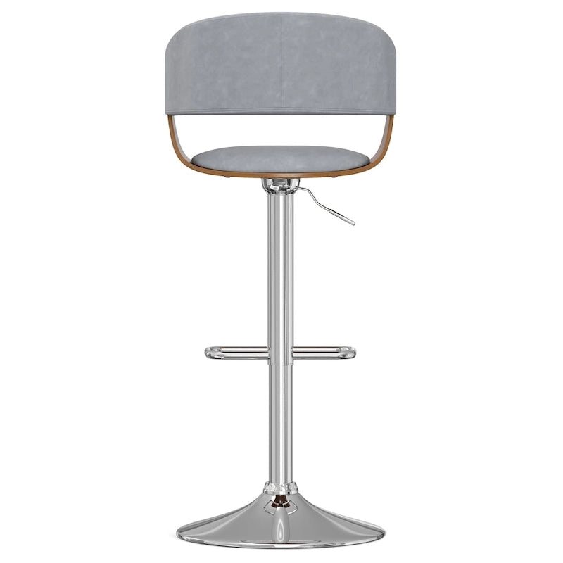 Tabouret de bar pivotant et réglable de 84 cm, style Mid-Century Modern
