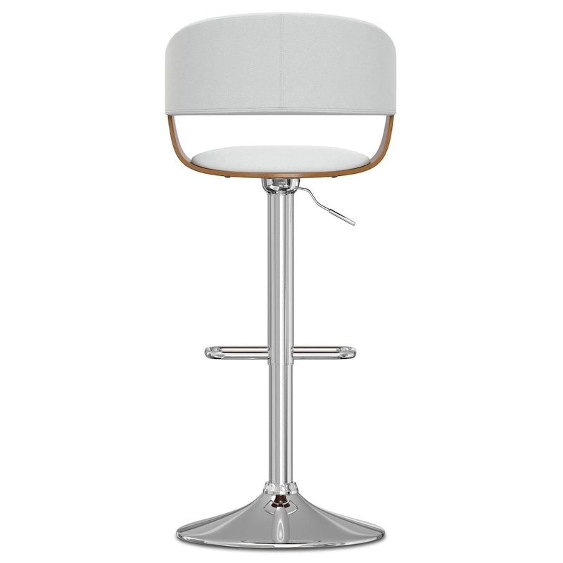 Tabouret de bar pivotant et réglable de 84 cm, style Mid-Century Modern