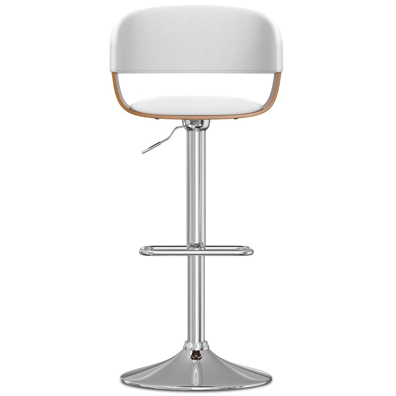 Tabouret de bar pivotant et réglable de 84 cm, style Mid-Century Modern