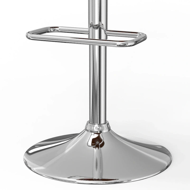 Tabouret de bar pivotant et réglable de 84 cm, style Mid-Century Modern