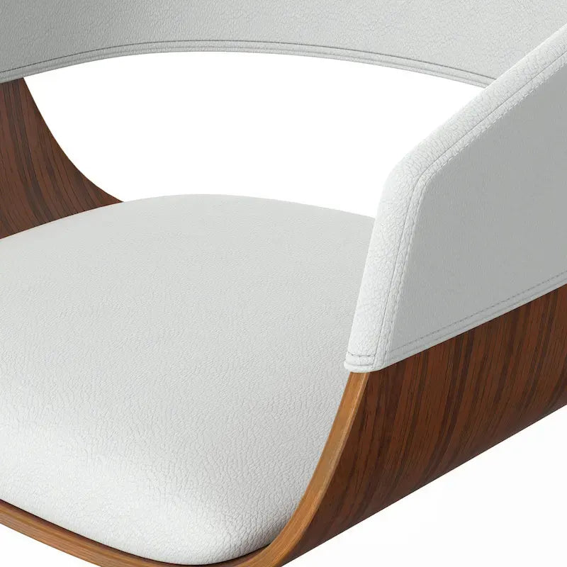 Tabouret de bar pivotant et réglable de 84 cm, style Mid-Century Modern