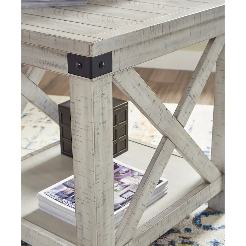 Table d'appoint rectangulaire - 24 l x 26 P x 25 H