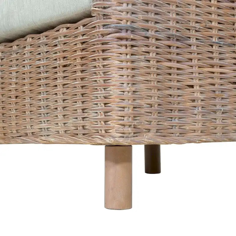 Fauteuil rustique en rotin