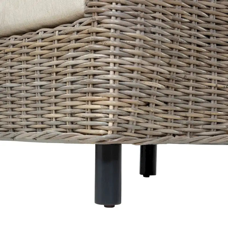 Fauteuil rustique en rotin