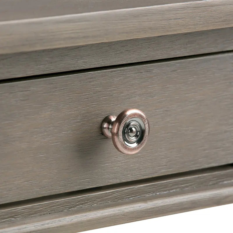 Table d'appoint transitoire carrée en BOIS MASSIF de 45,7 cm de large - 45,7 L x 45,7 P x 50,8 H