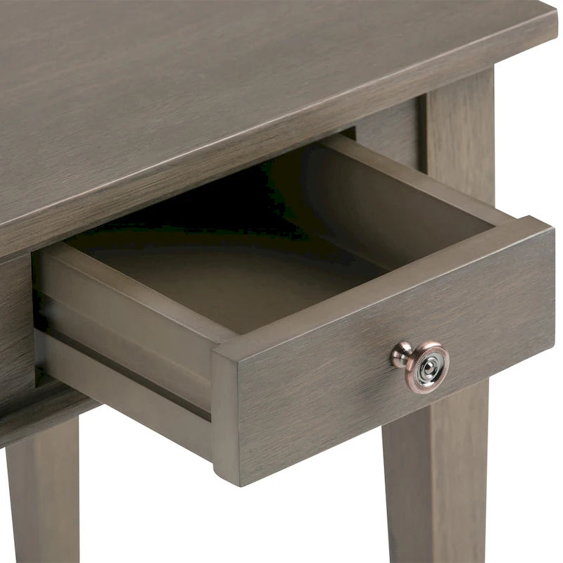 Table d'appoint transitoire carrée en BOIS MASSIF de 45,7 cm de large - 45,7 L x 45,7 P x 50,8 H