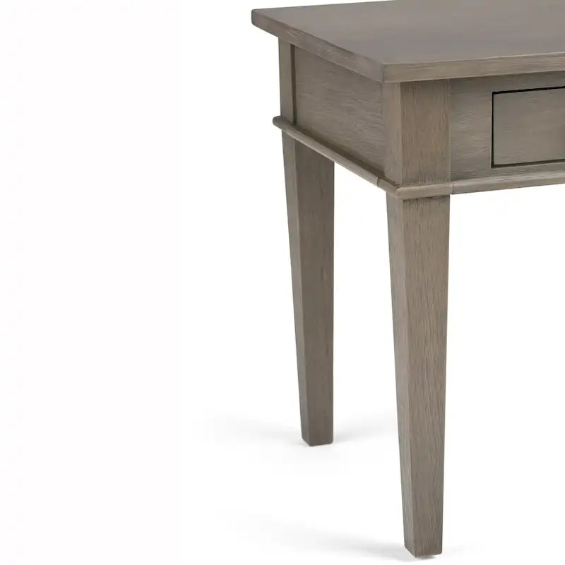 Table d'appoint transitoire carrée en BOIS MASSIF de 45,7 cm de large - 45,7 L x 45,7 P x 50,8 H