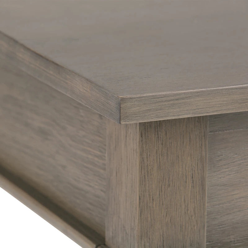 Table d'appoint transitoire carrée en BOIS MASSIF de 45,7 cm de large - 45,7 L x 45,7 P x 50,8 H