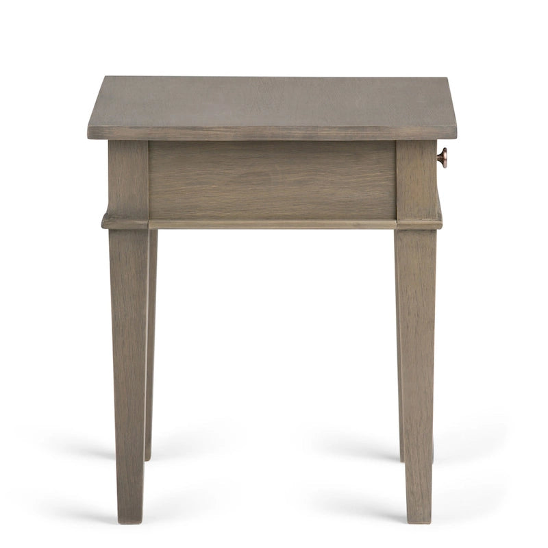 Table d'appoint transitoire carrée en BOIS MASSIF de 45,7 cm de large - 45,7 L x 45,7 P x 50,8 H