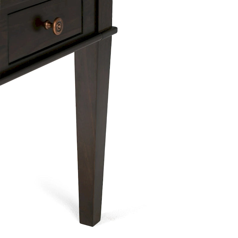 Table d'appoint transitoire carrée en BOIS MASSIF de 45,7 cm de large - 45,7 L x 45,7 P x 50,8 H
