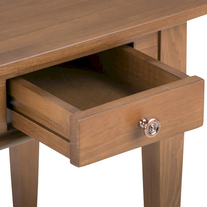 Table d'appoint transitoire carrée en BOIS MASSIF de 45,7 cm de large - 45,7 L x 45,7 P x 50,8 H