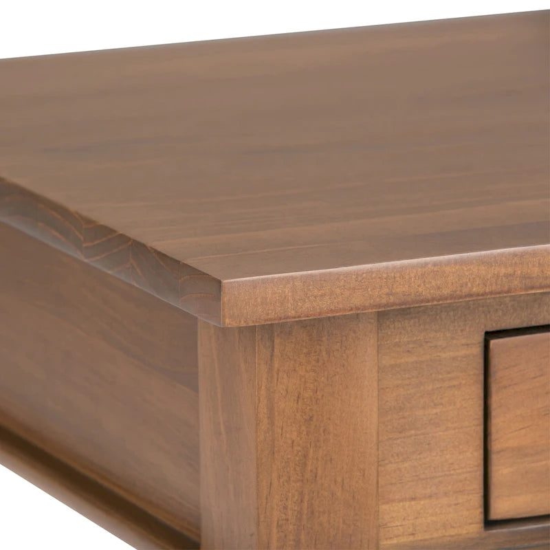 Table d'appoint transitoire carrée en BOIS MASSIF de 45,7 cm de large - 45,7 L x 45,7 P x 50,8 H