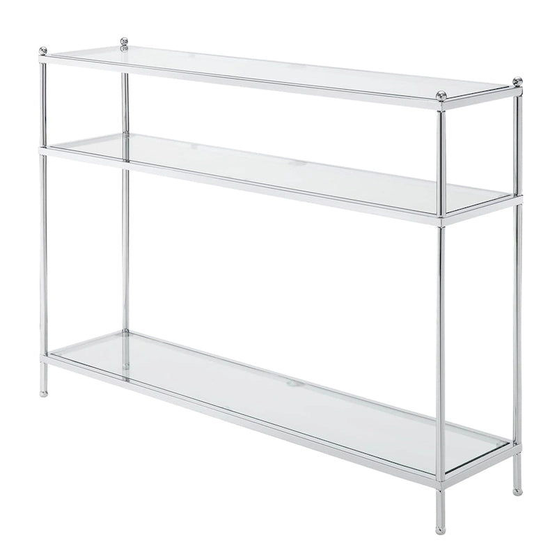Console en verre à 3 niveaux