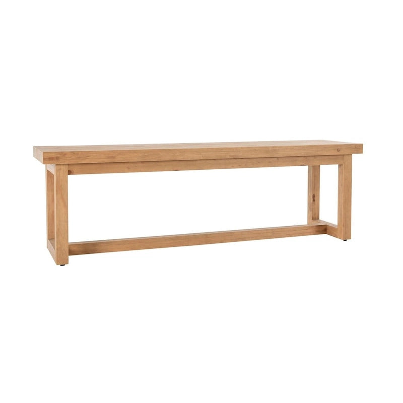 Banc de salle à manger en bois naturel