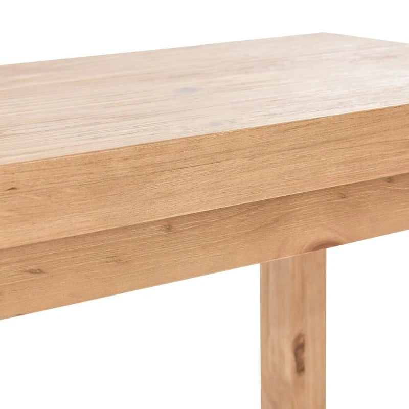 Banc de salle à manger en bois naturel