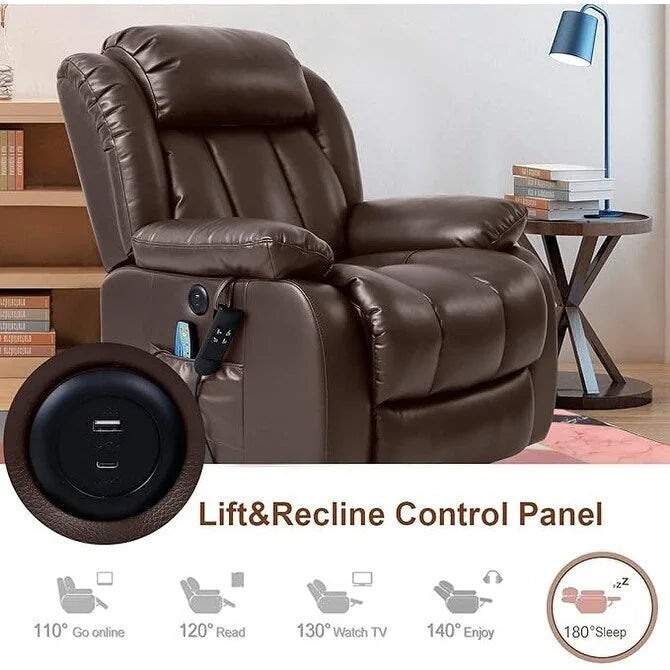 Fauteuil inclinable releveur Power Assist avec massage