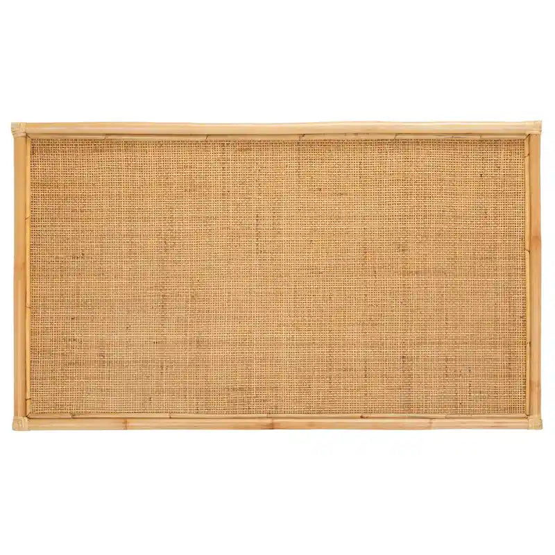 Table Basse Rectangulaire en Rotin Style Bohème Tropical Côte - 120 cm L x 60 cm P x 45 cm H - 120Lx60Px45H