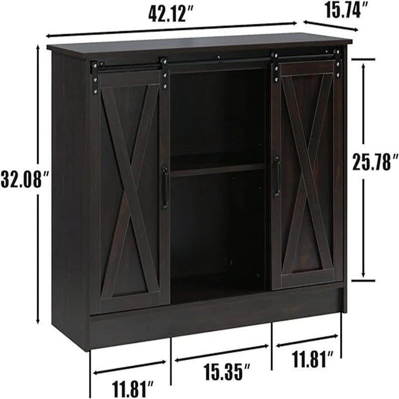 Meuble buffet – 15,7P x 42L x 32H