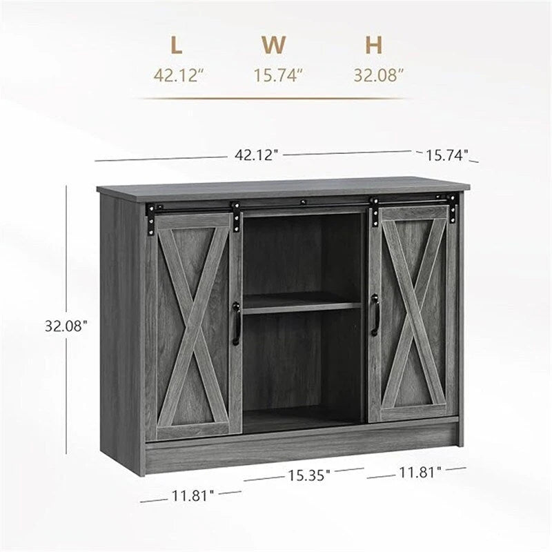 Meuble buffet – 15,7P x 42L x 32H