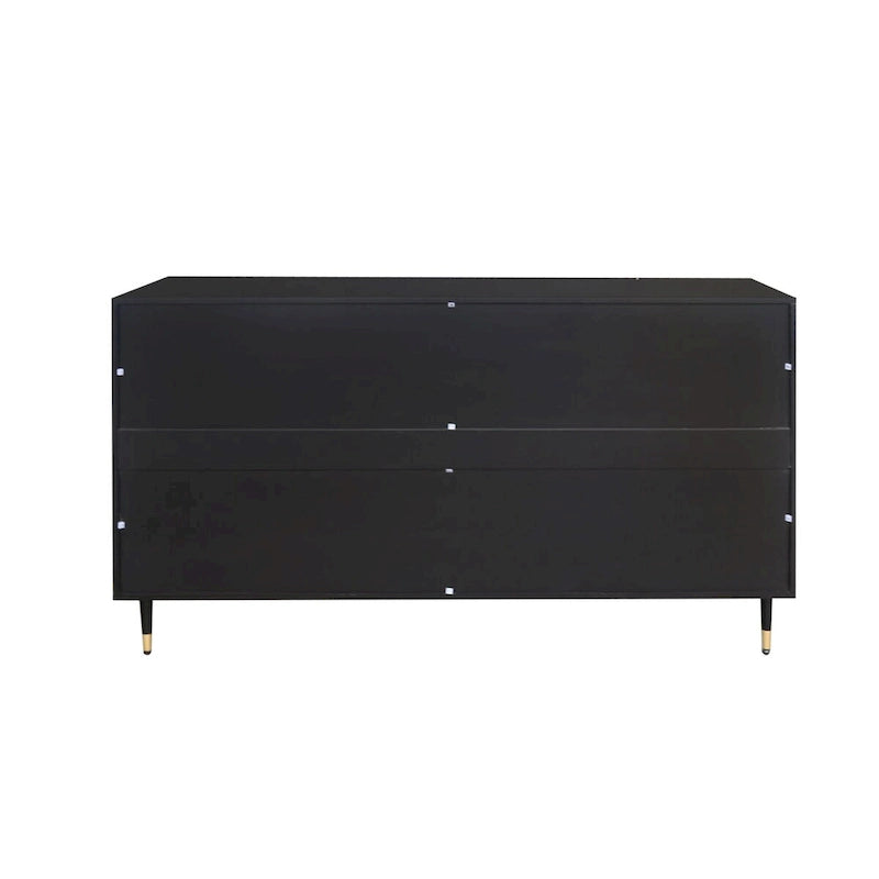 Meuble d'appoint en bois avec 4 portes vitrées