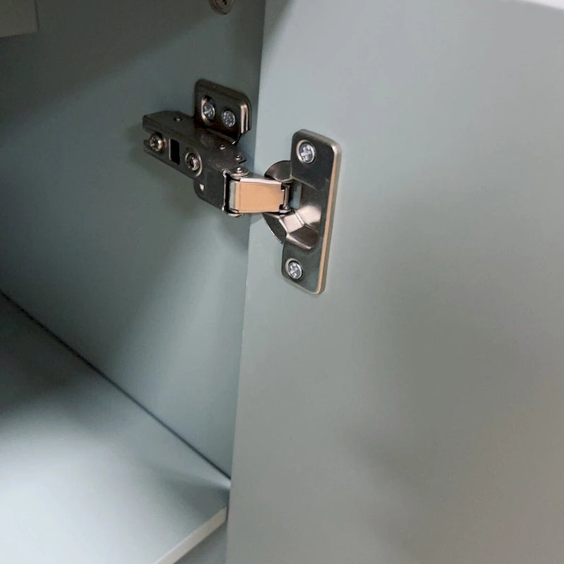 Meuble d'appoint en bois avec 4 portes vitrées