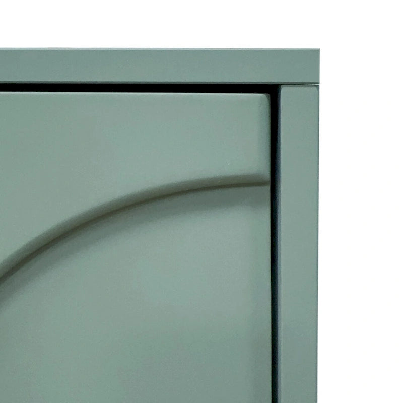 Meuble d'appoint en bois avec 4 portes vitrées