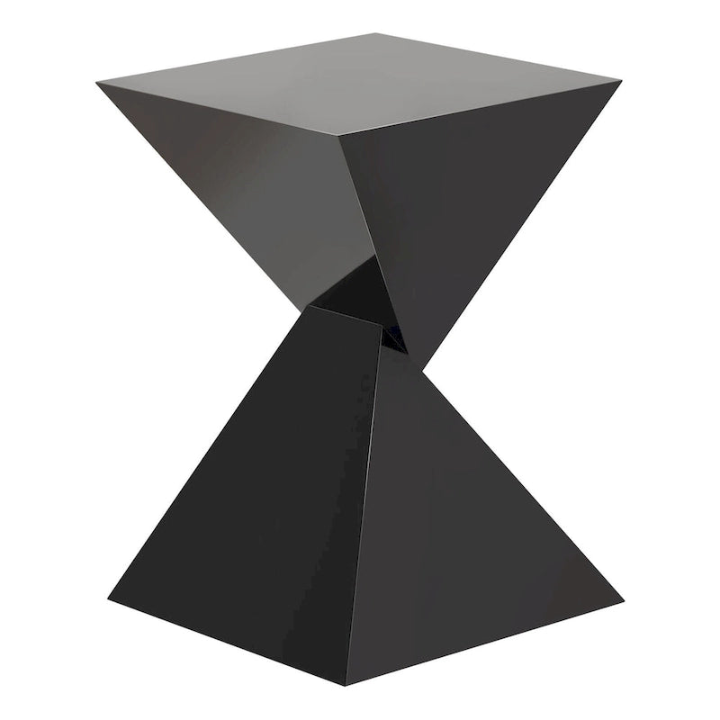 Table d'appoint moderne en acrylique, tables d'appoint extérieures – 46H x 32l x 32P cm