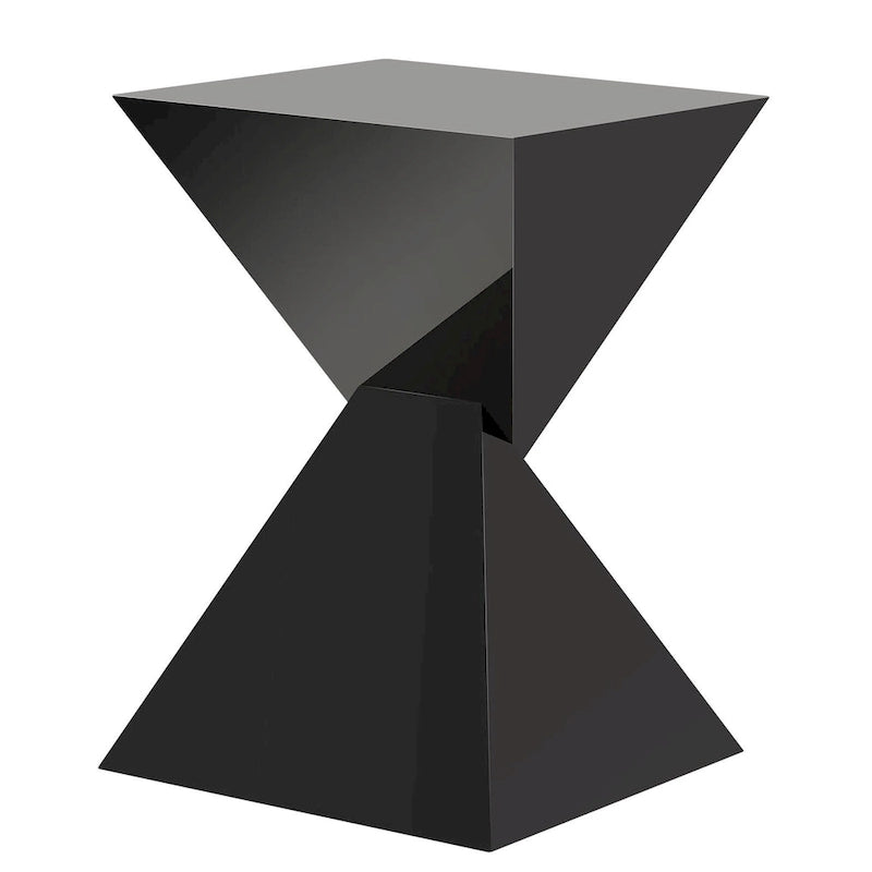 Table d'appoint moderne en acrylique, tables d'appoint extérieures – 46H x 32l x 32P cm