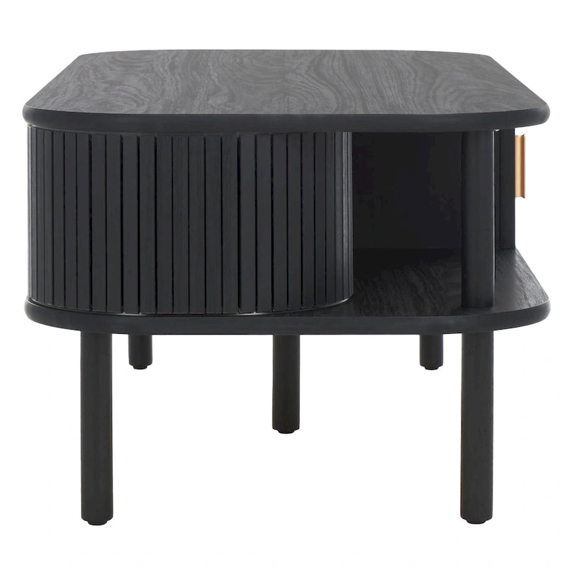 Table basse à portes coulissantes Home 2 Tambour - 43Wx22Dx17H