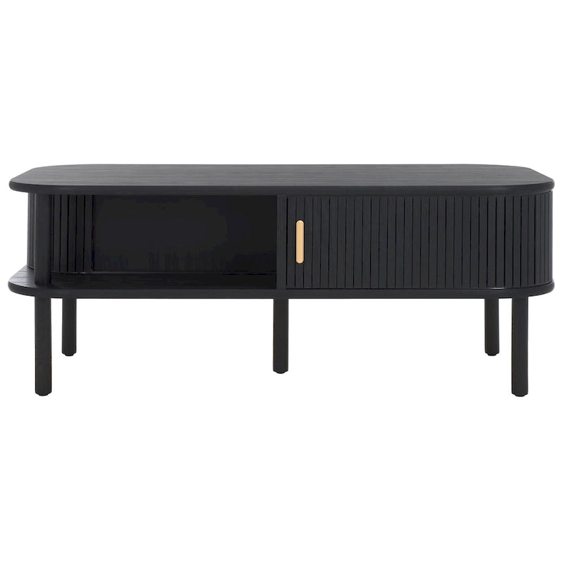 Table basse à portes coulissantes Home 2 Tambour - 43Wx22Dx17H